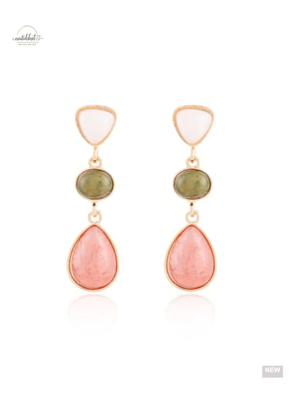 Geometric Acrylic Dangle Earrings for Women Irregular Statement